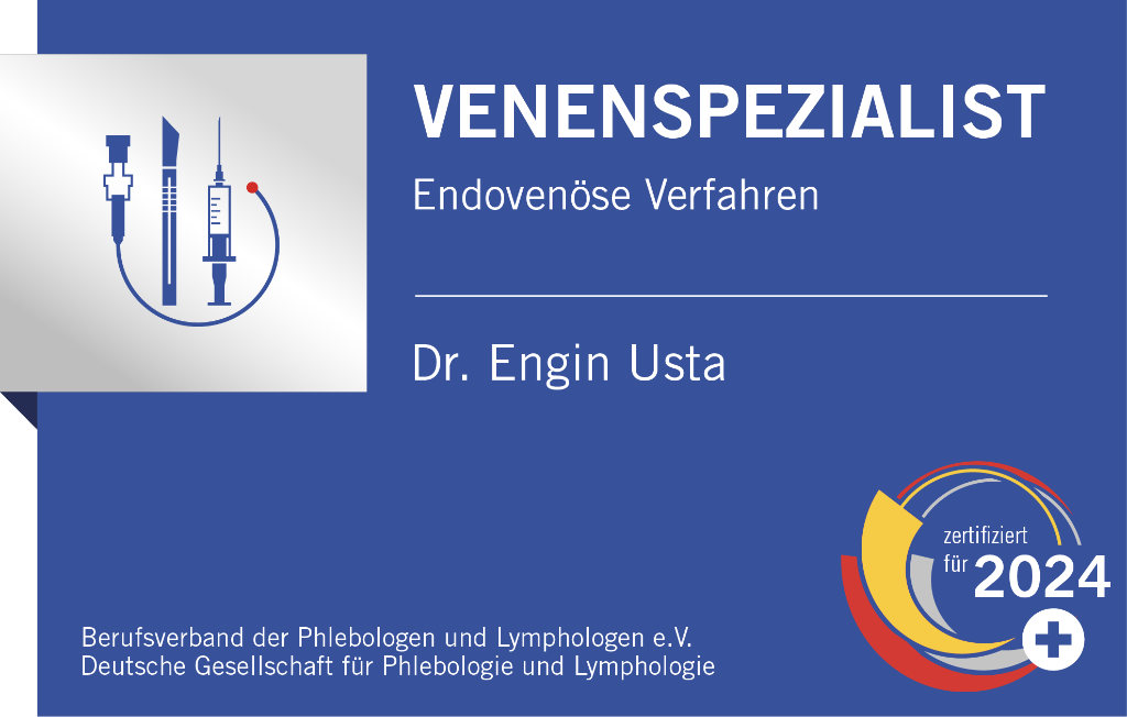 2024 Zertifikat Venenspezialist Dr. Engin Usta